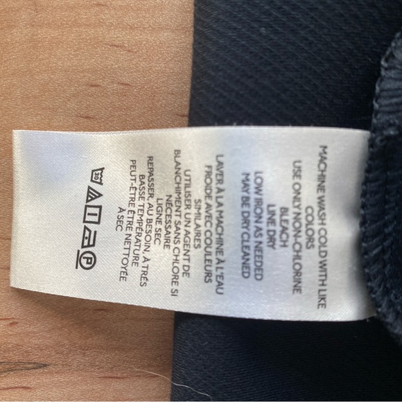 Anthropologie Maeve Womens Pants Black Slit Flared Ponte Stretch Size Large - Picture 11 of 12